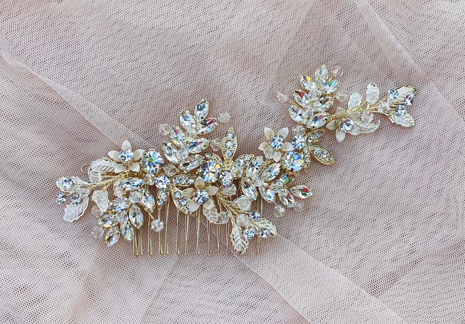 Marilyn Bridal Comb - Studio 3 Twenty One LLC