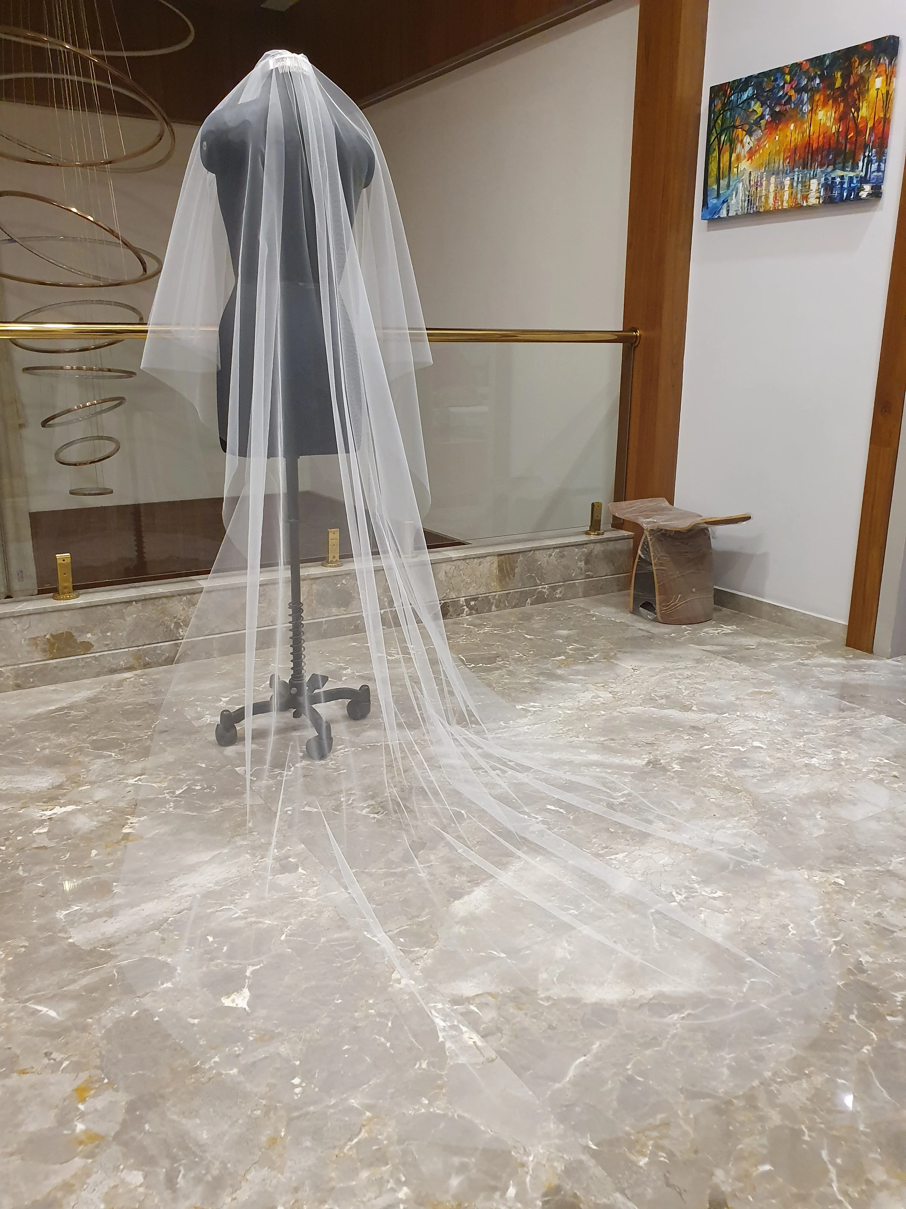 Blusher Veil | Wedding Veil with Blusher - Studio 3 Twenty One LLC