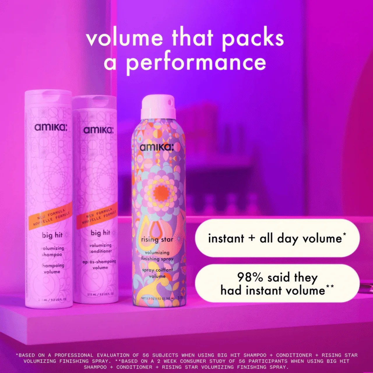 Amika Big Hit Volumizing Shampoo 1000ml - Studio 3 Twenty One LLC