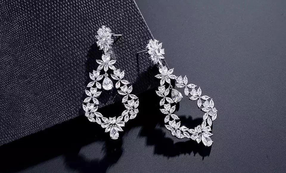 Élodie Bridal Earrings - Studio 3 Twenty One LLC