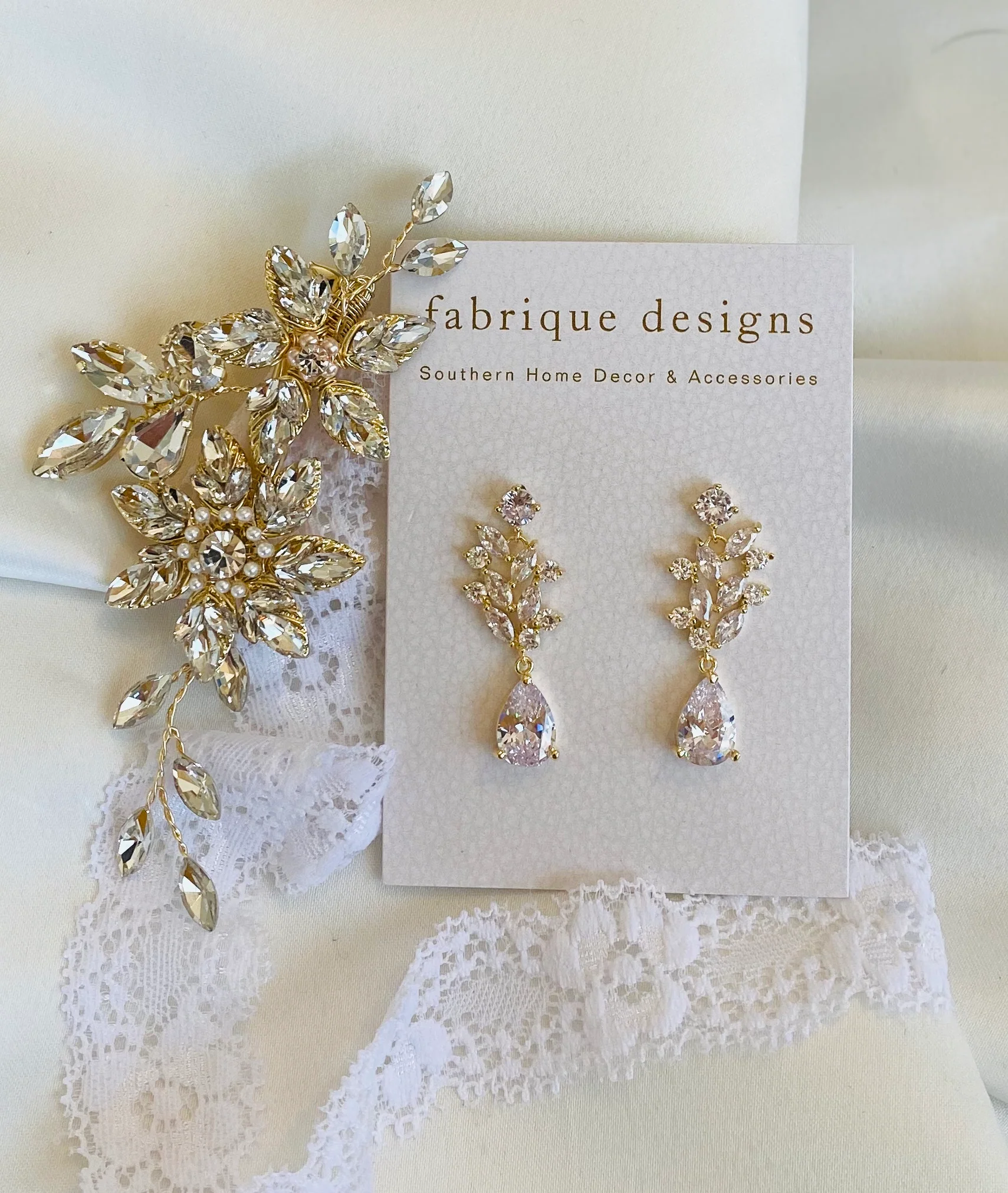 Angelle Bridal Clip - Studio 3 Twenty One LLC