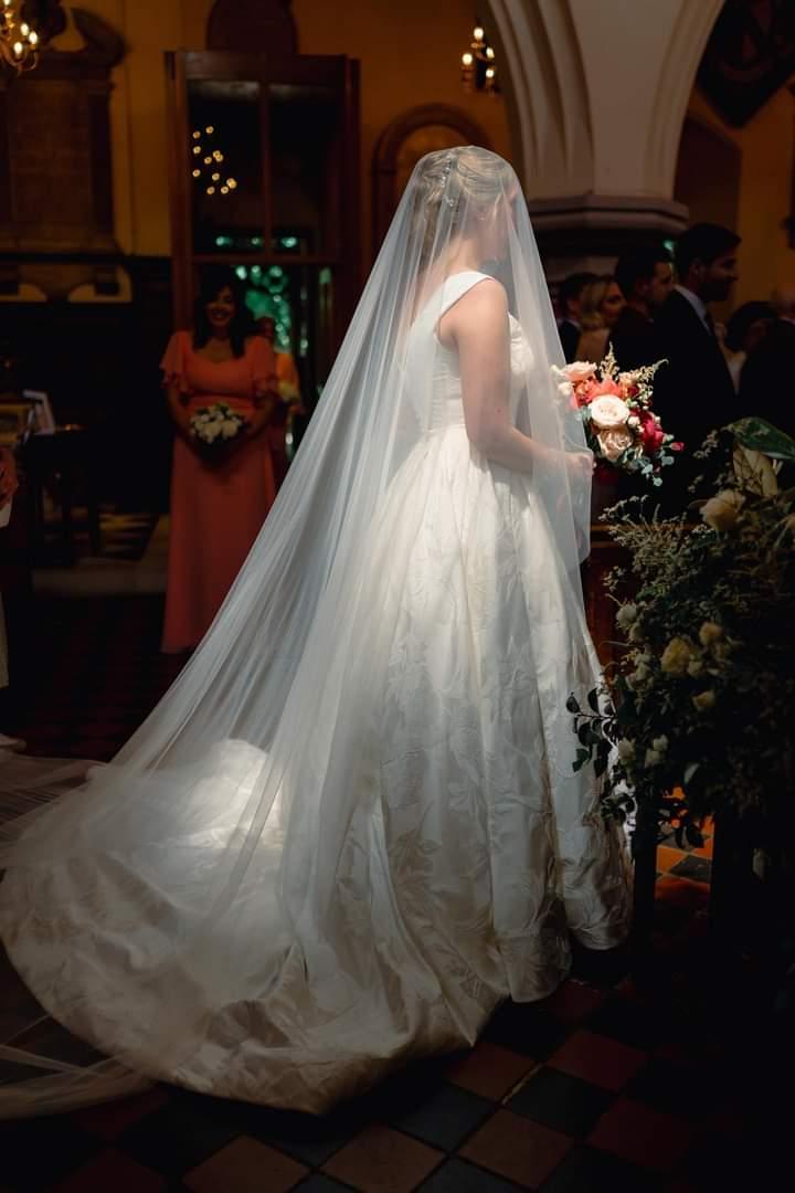 Blusher Veil with long blusher - Studio 3 Twenty One LLC