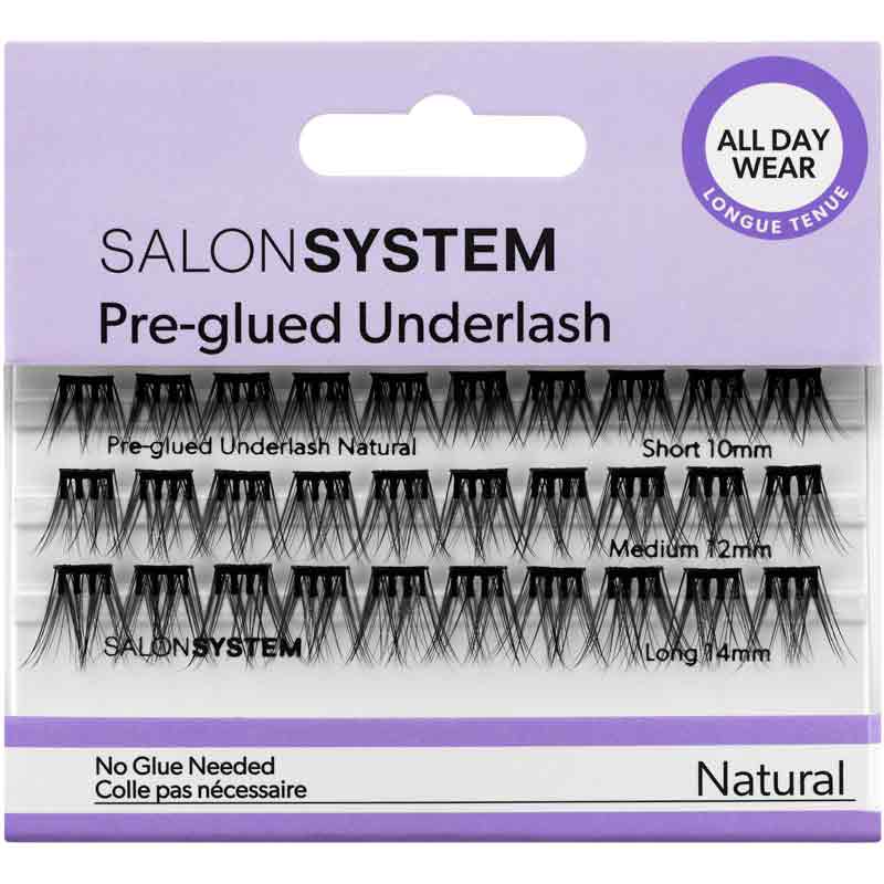 Salon System Underlash Pre Glued Natural Mixed Length Pack - Studio 3 Twenty One LLC