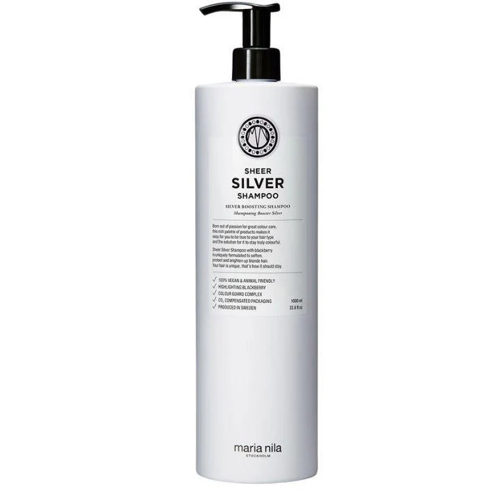Maria Nila Sheer Silver Shampoo 1000ml - Studio 3 Twenty One LLC