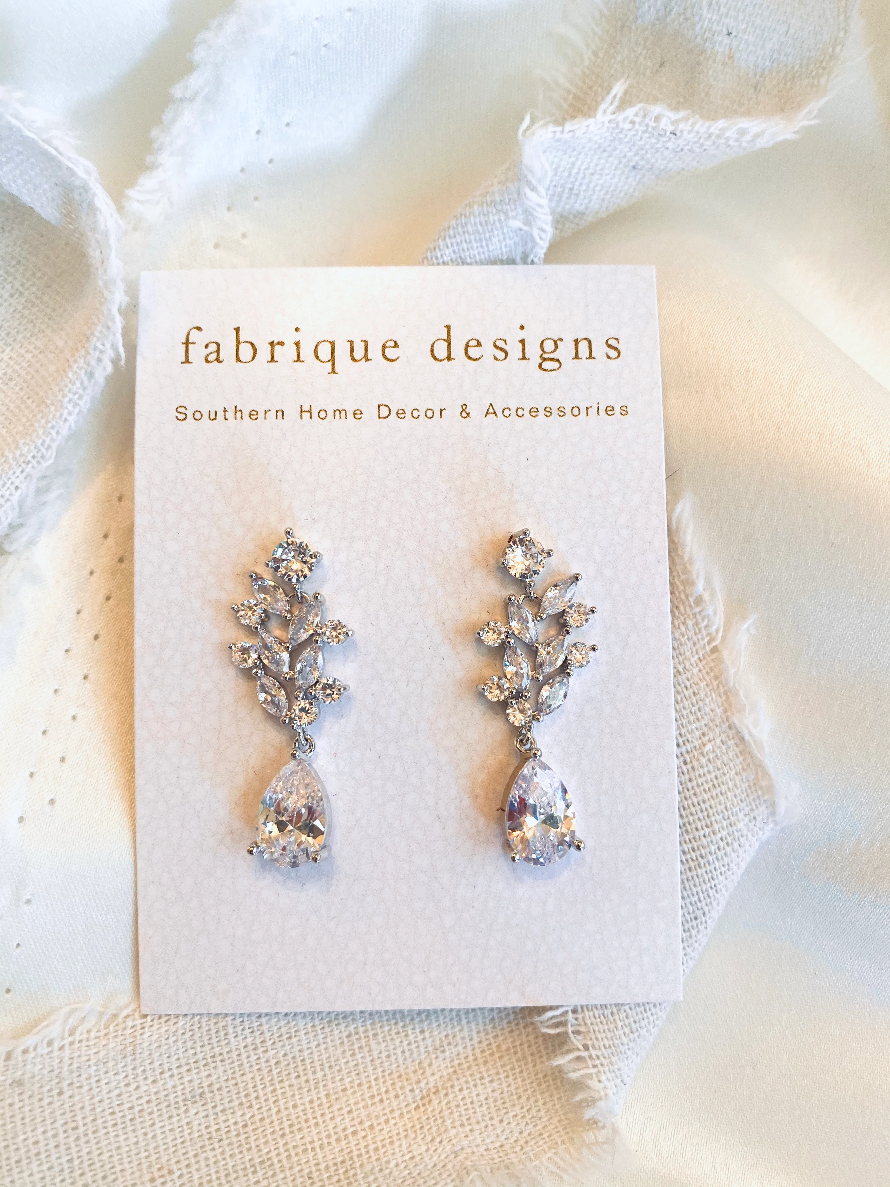 Angelle Bridal Earrings - Studio 3 Twenty One LLC