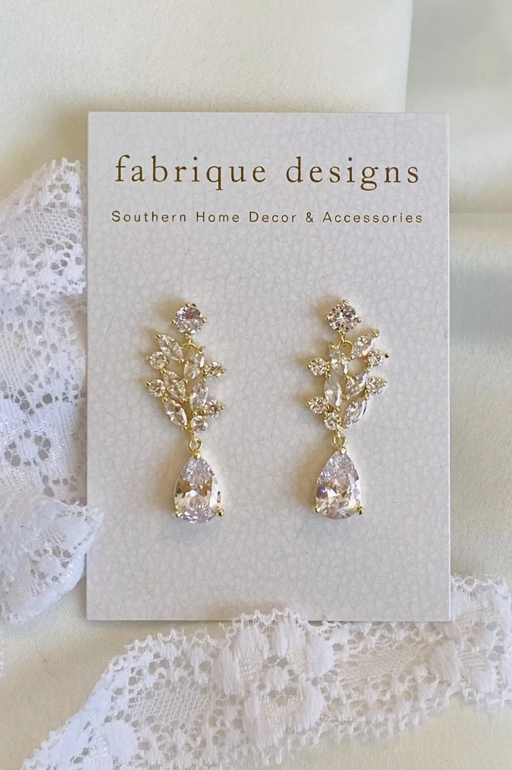 Angelle Bridal Earrings - Studio 3 Twenty One LLC