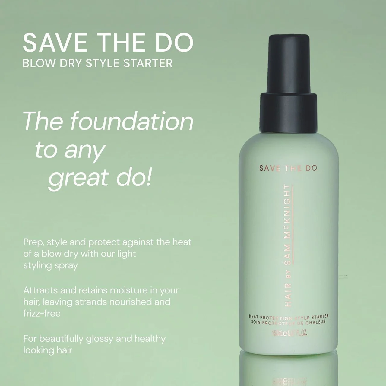 Hair By Sam McKnight Save the Do Heat Protection Spray 150ml - Studio 3 Twenty One LLC
