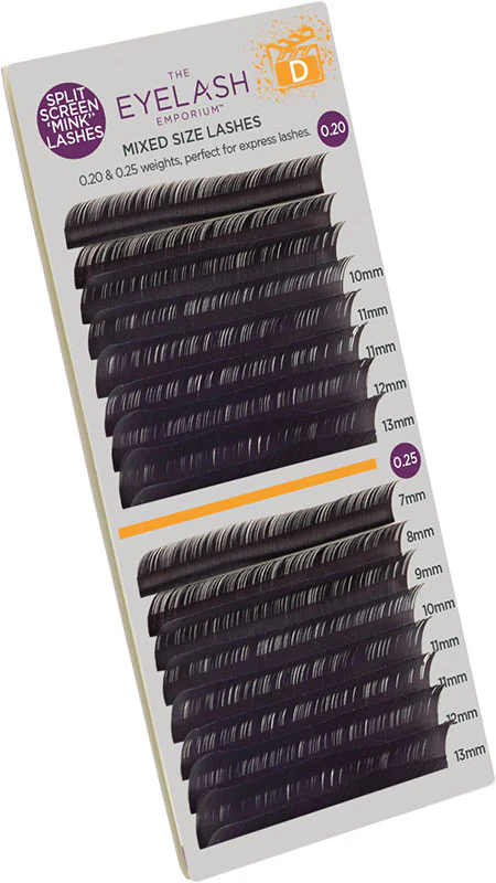 The Eyelash Emporium Split Screen Mink Lashes, D Curl - Studio 3 Twenty One LLC