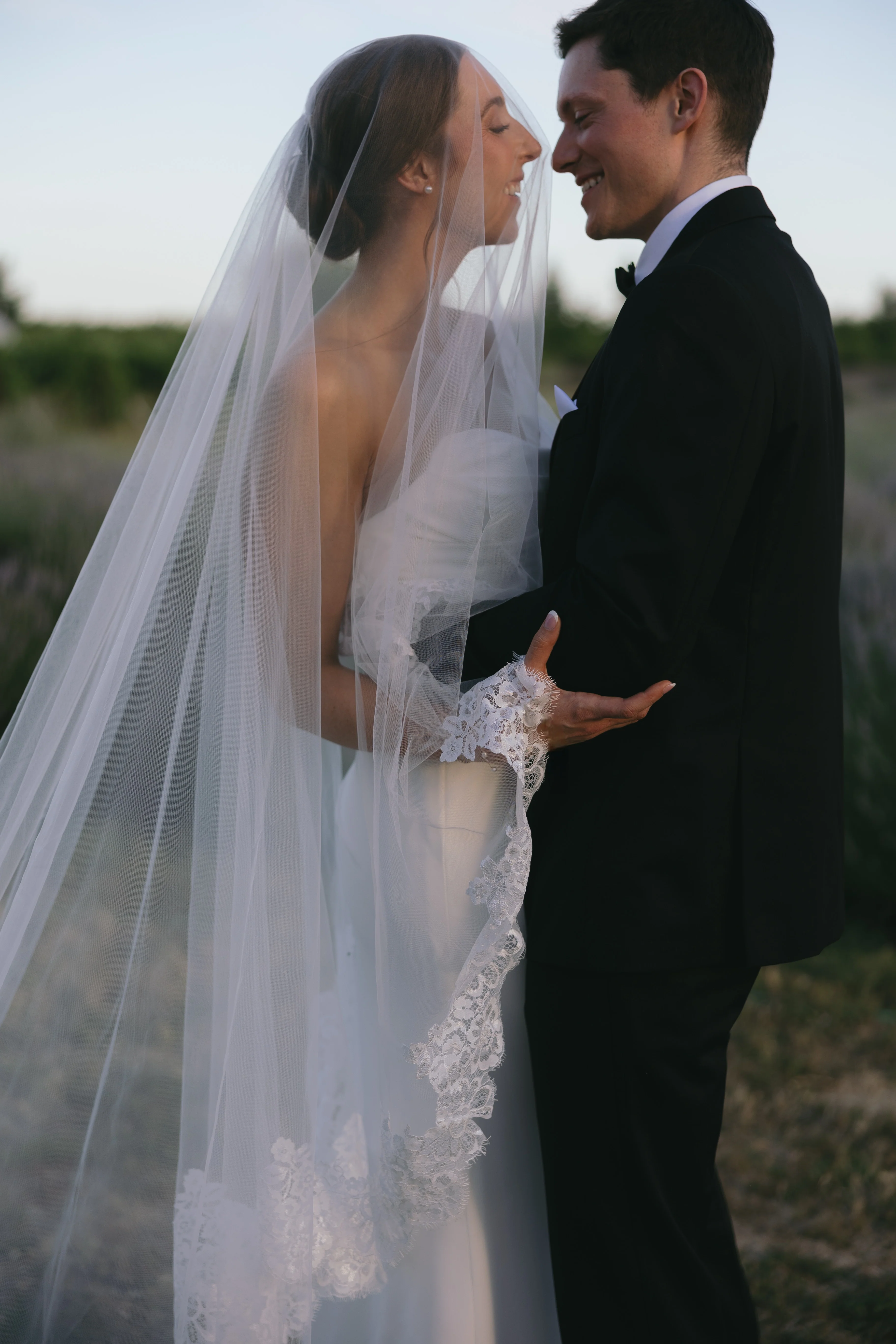 Alexandria - Blusher lace veil - Studio 3 Twenty One LLC