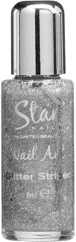 Star Nails Silver Glitter Striper - Studio 3 Twenty One LLC