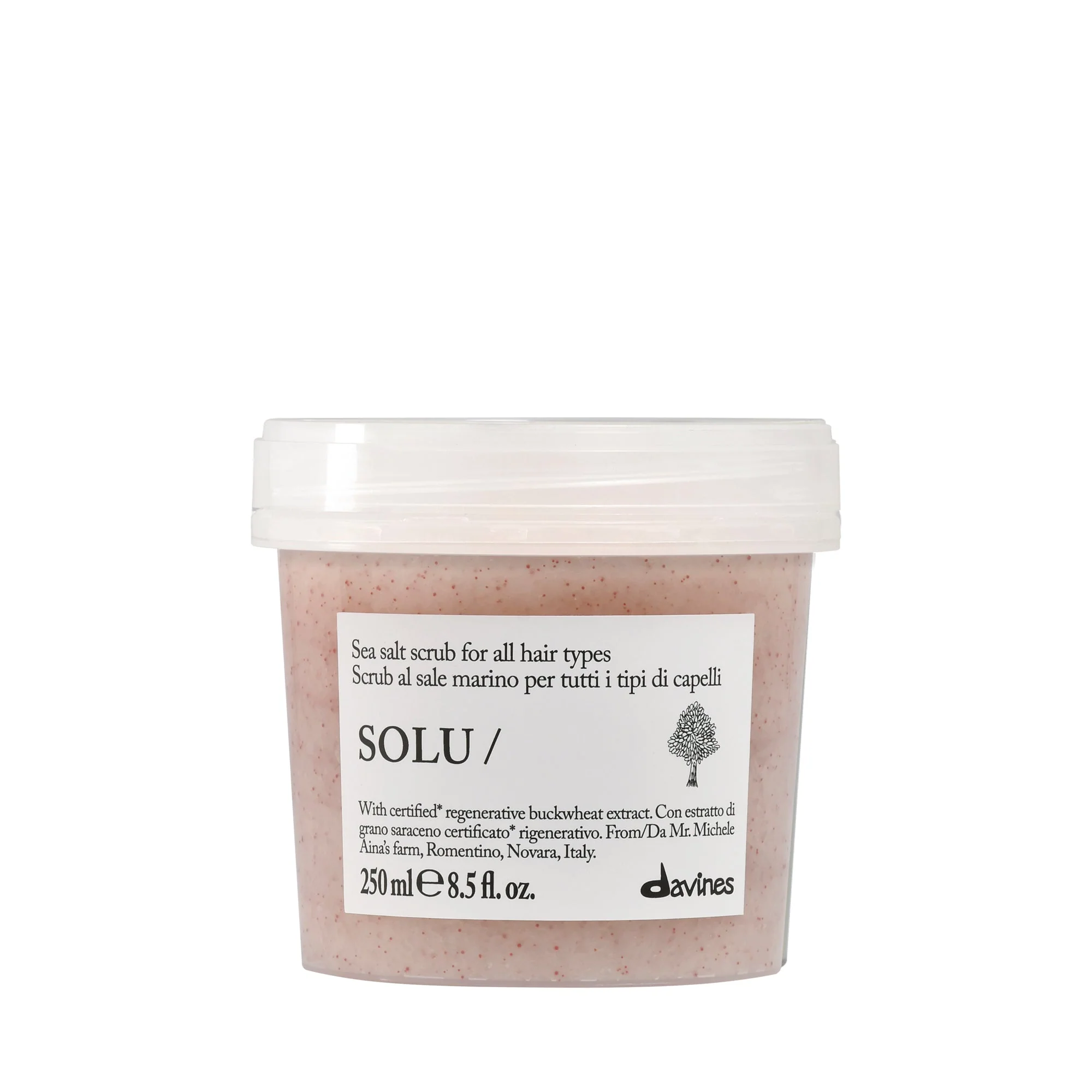 Davines SOLU Sea Salt Scrub 250ml - Studio 3 Twenty One LLC