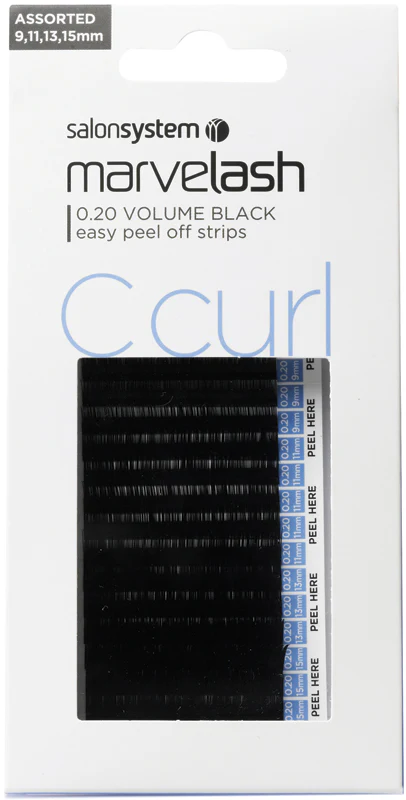 Salon System Marvelash Super Soft Lashes, C Curl Assorted - Studio 3 Twenty One LLC