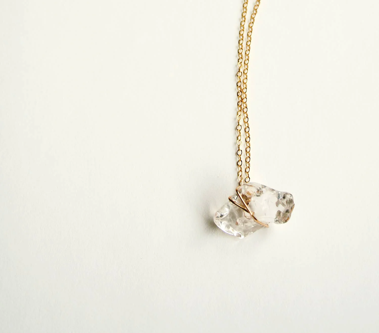 Crystal Chip Wrap Necklace - Studio 3 Twenty One LLC