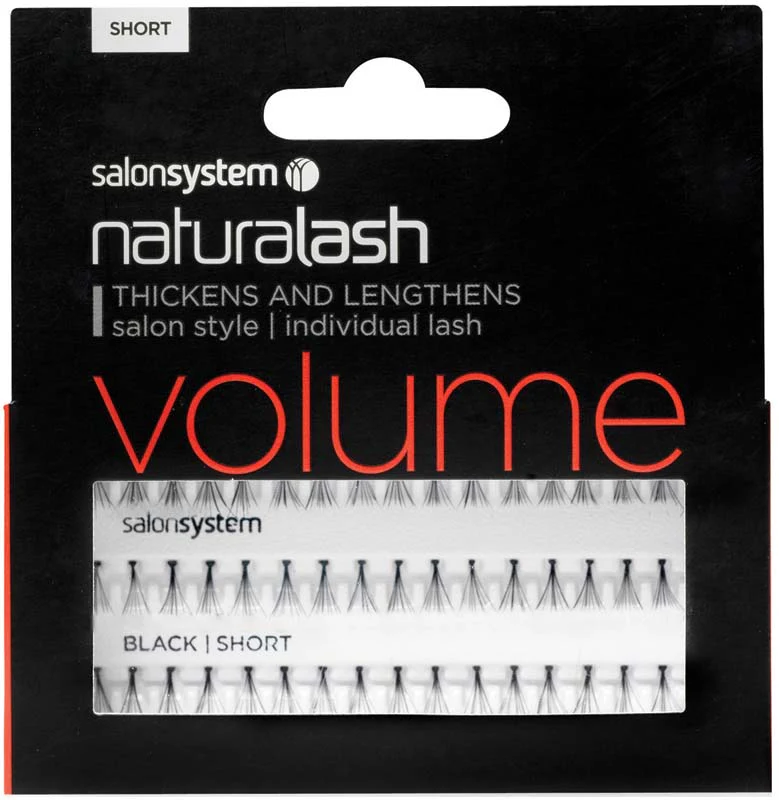 Salon System Individual Flare Lashes, Black Short - Studio 3 Twenty One LLC