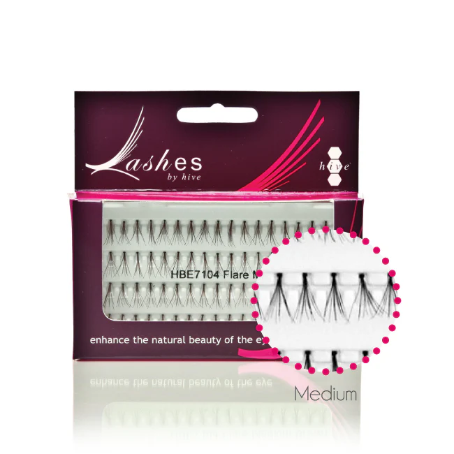 Hive Individual Flare Lashes, Brown Medium - Studio 3 Twenty One LLC