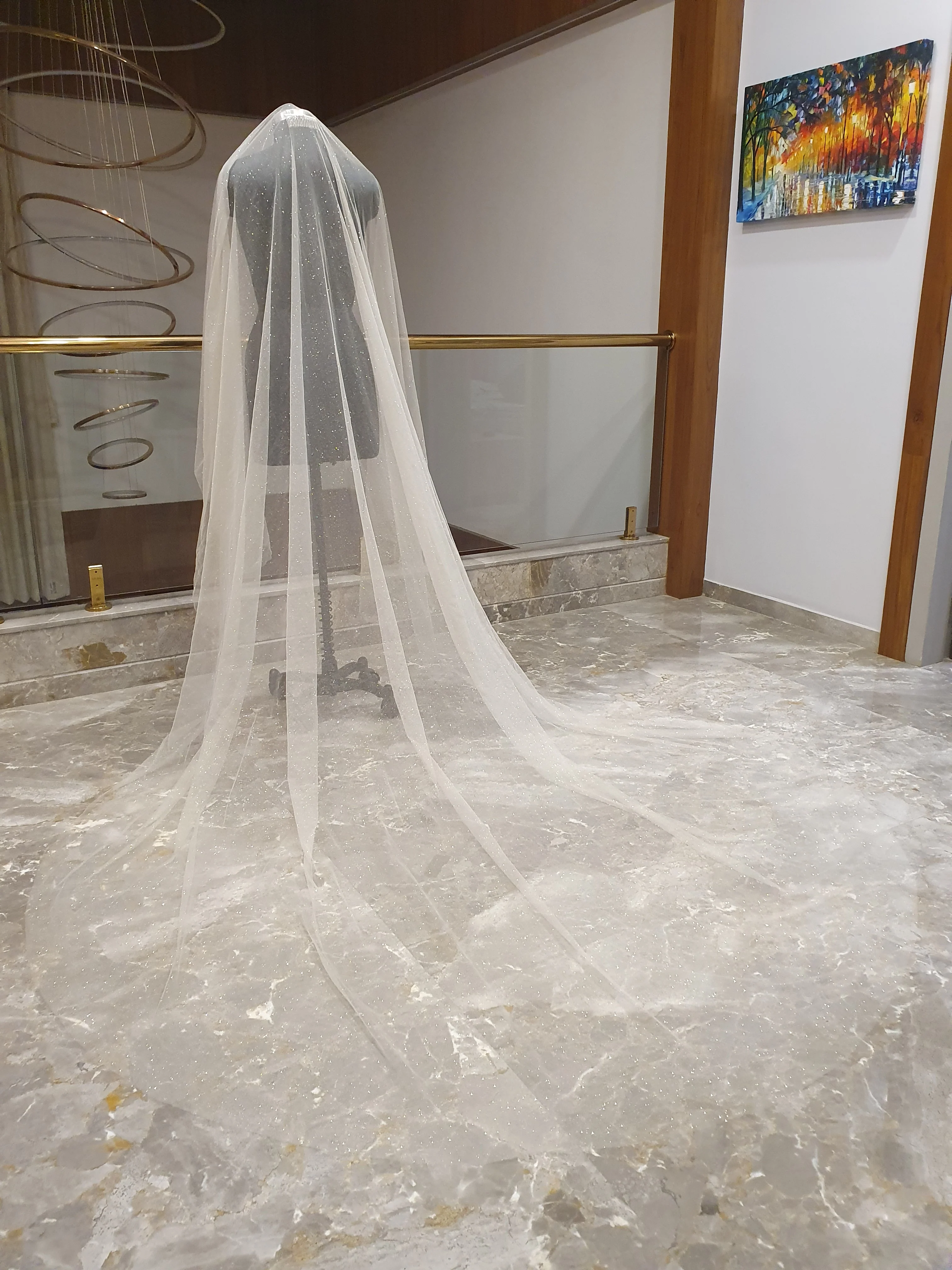 Glitter Veil with blusher. - Studio 3 Twenty One LLC