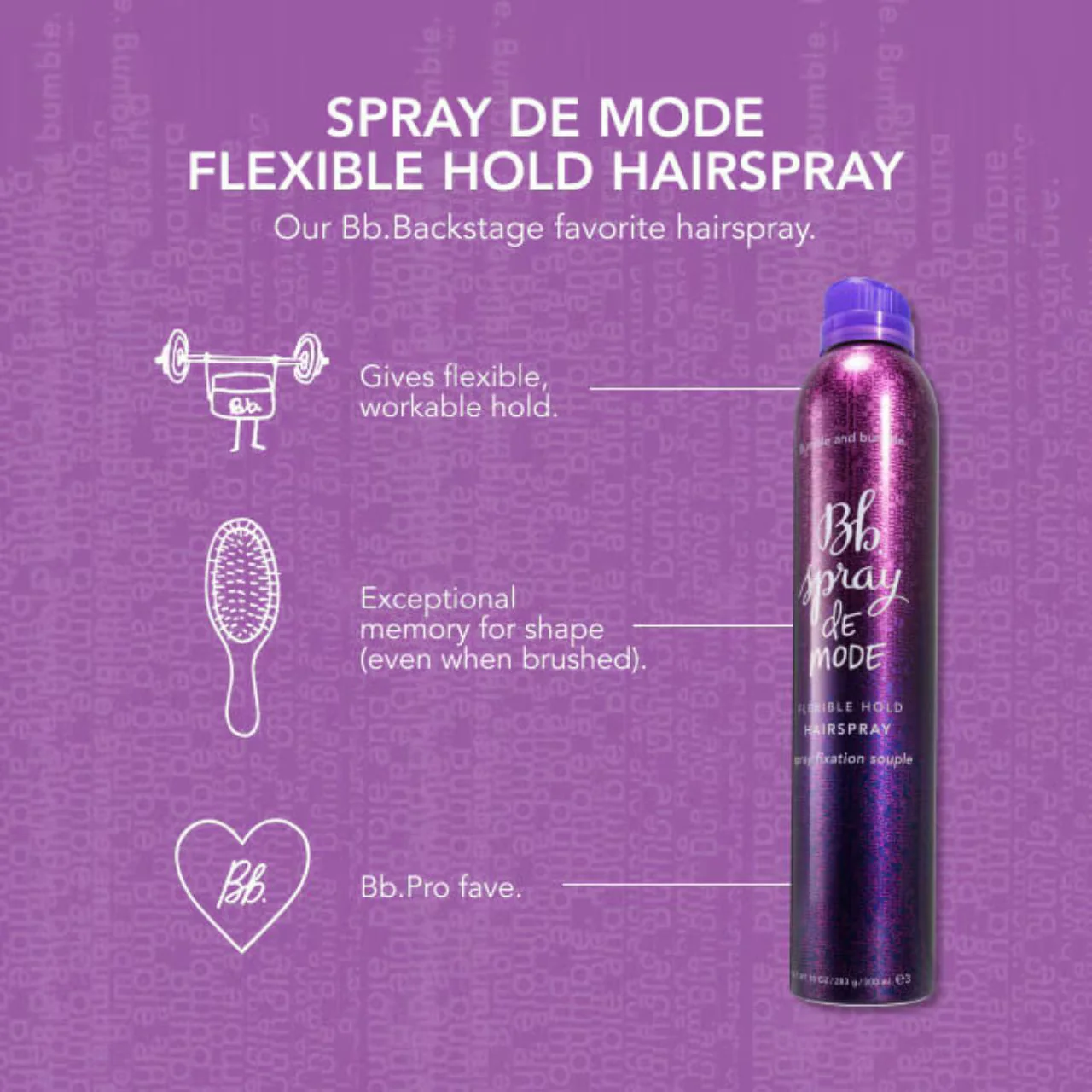 Bumble and Bumble Spray De Mode Hairspray 300ml - Studio 3 Twenty One LLC