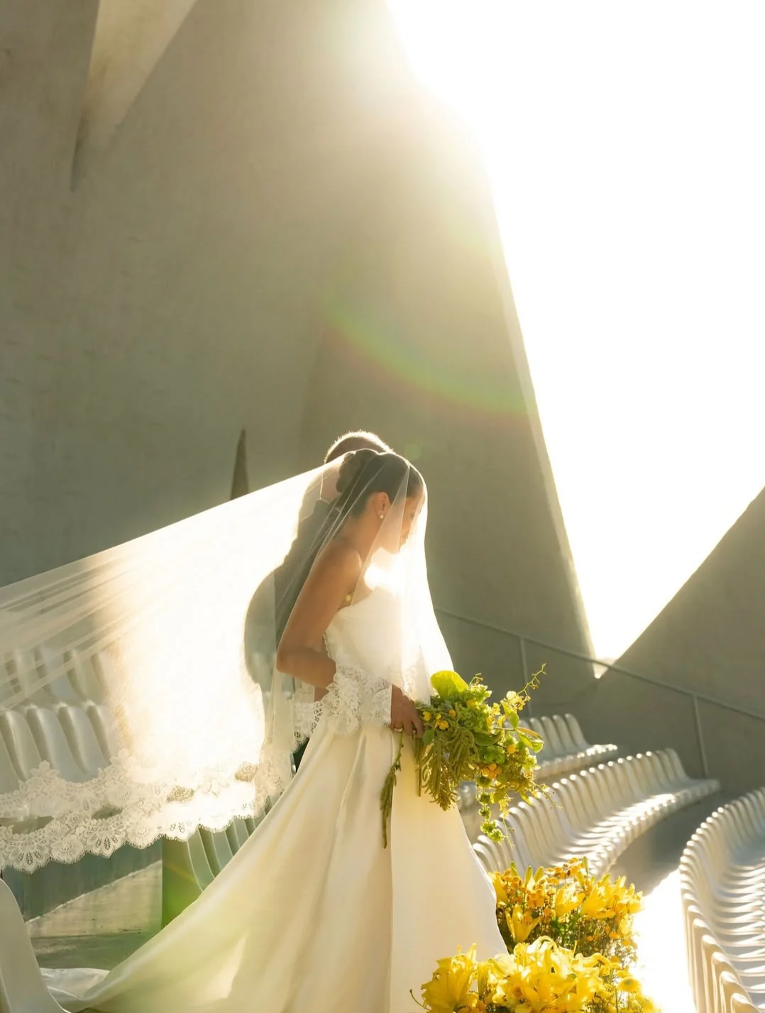 Alexandria - Blusher lace veil - Studio 3 Twenty One LLC