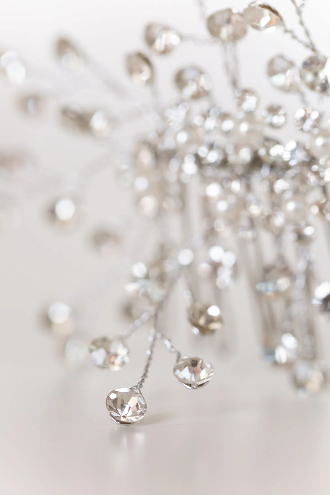 Rhinestone Wedding Hair Comb with Pearls - Studio 3 Twenty One LLC