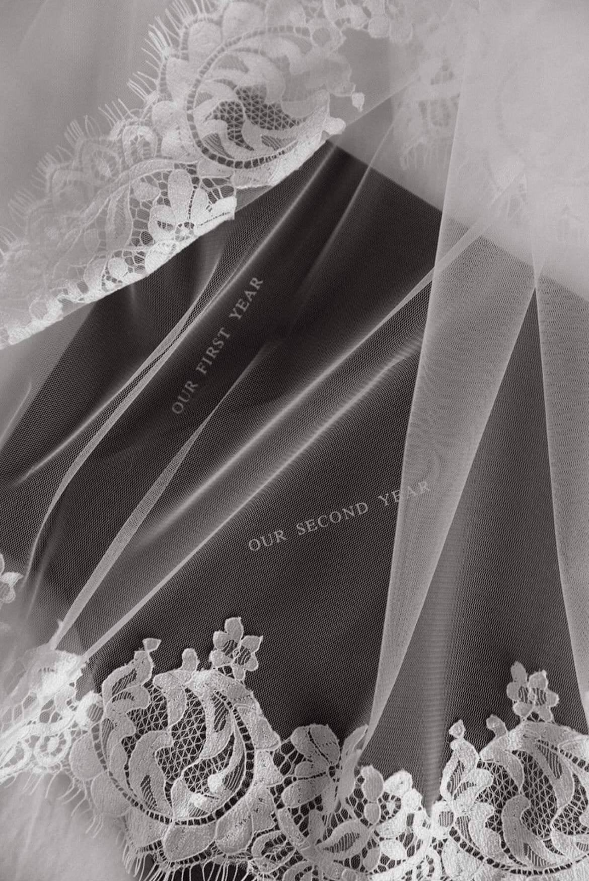 Nathalie - 2 tier lace veil - Studio 3 Twenty One LLC