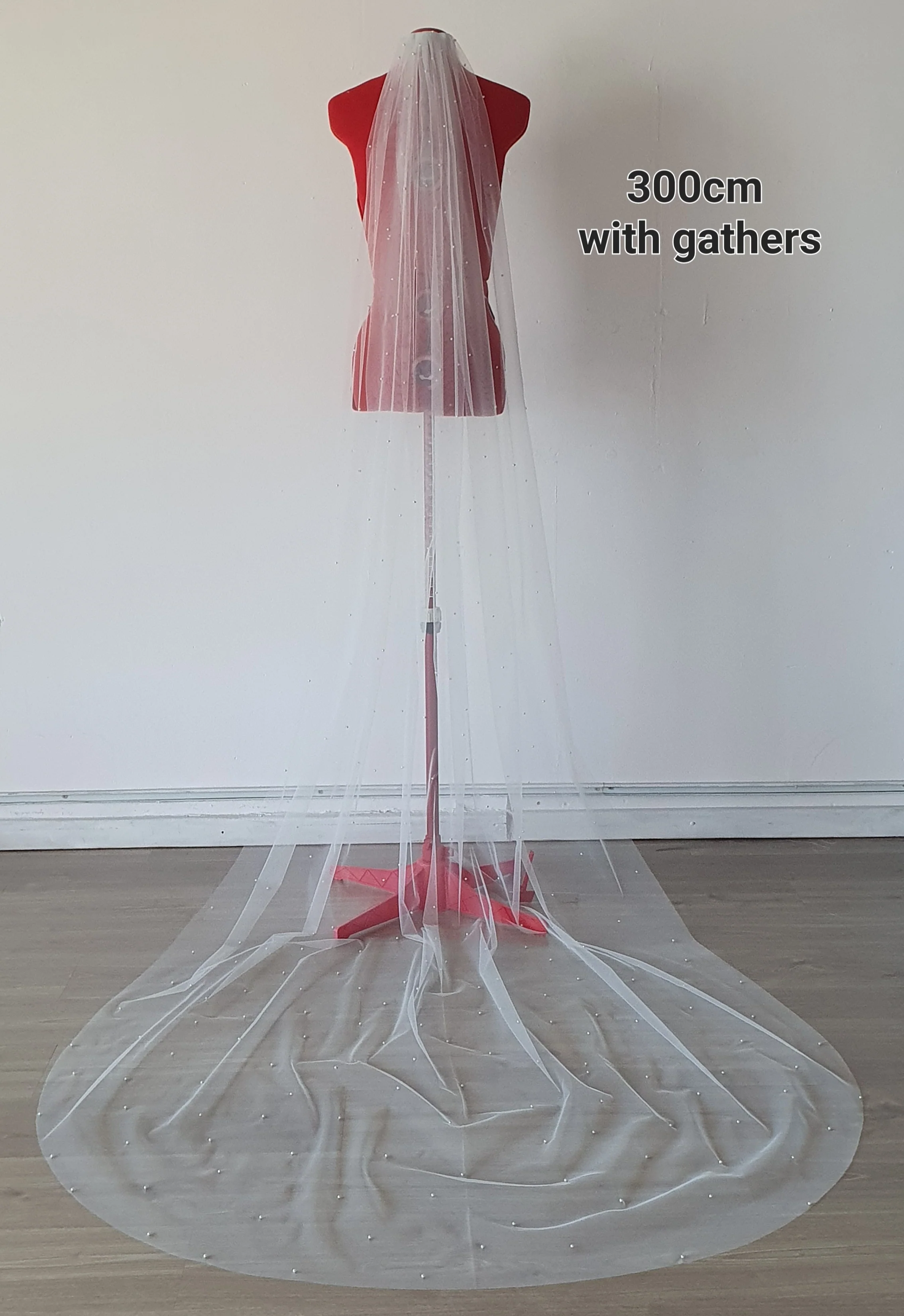 Pearl veil with small pearls - Studio 3 Twenty One LLC