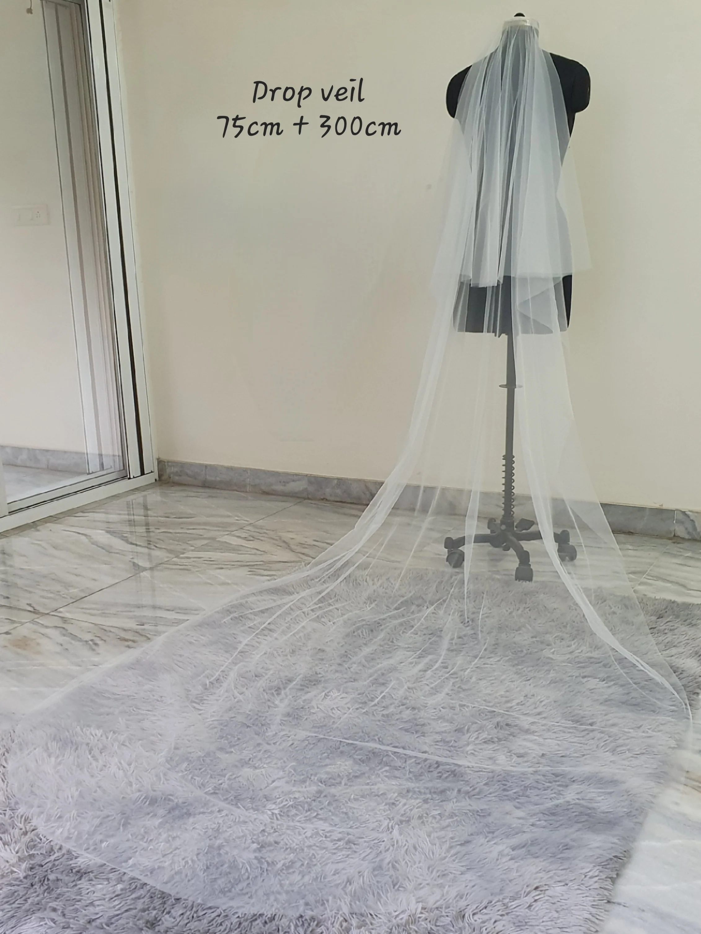 Blusher Veil | Wedding Veil with Blusher - Studio 3 Twenty One LLC