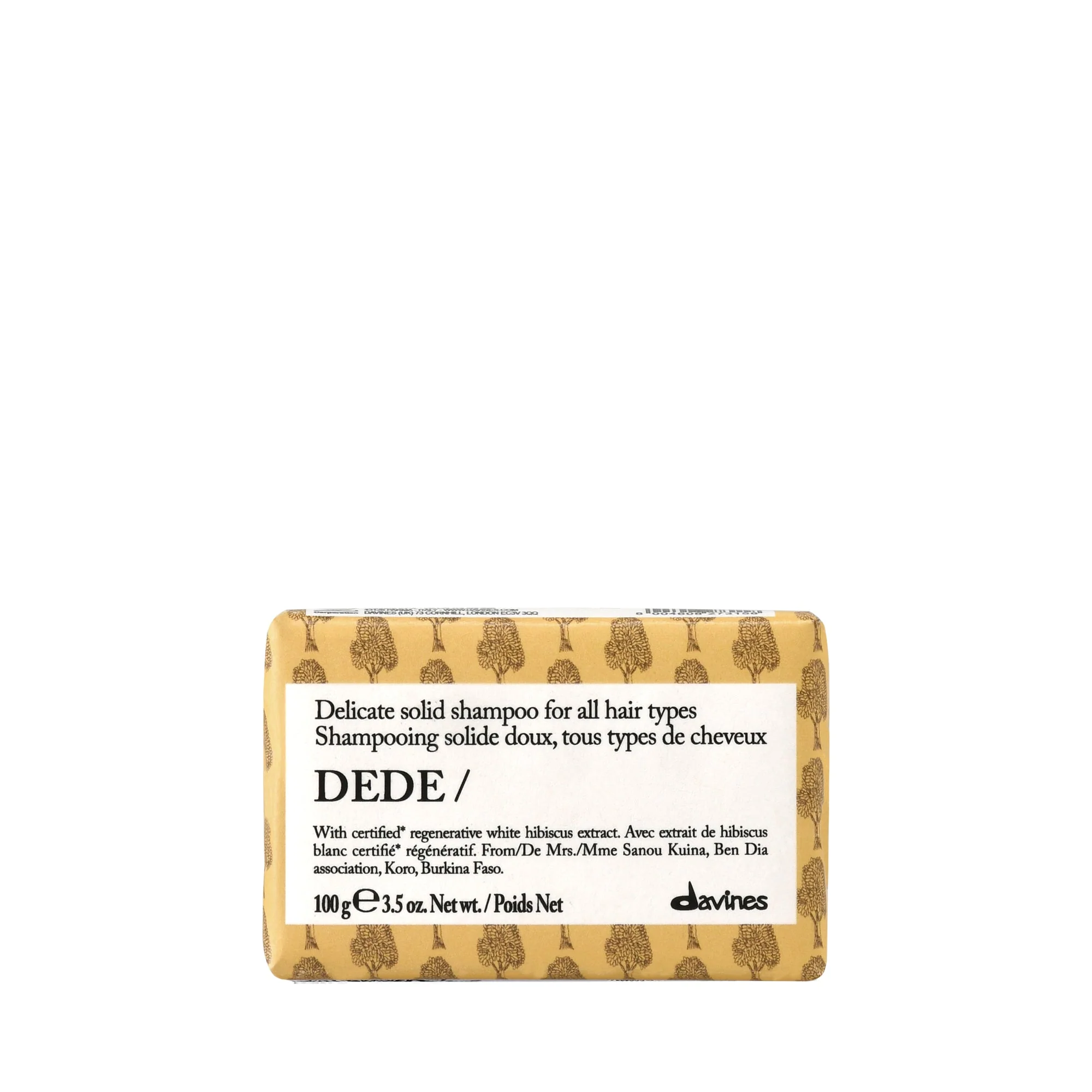 Davines DEDE Shampoo Bar 100g - Studio 3 Twenty One LLC