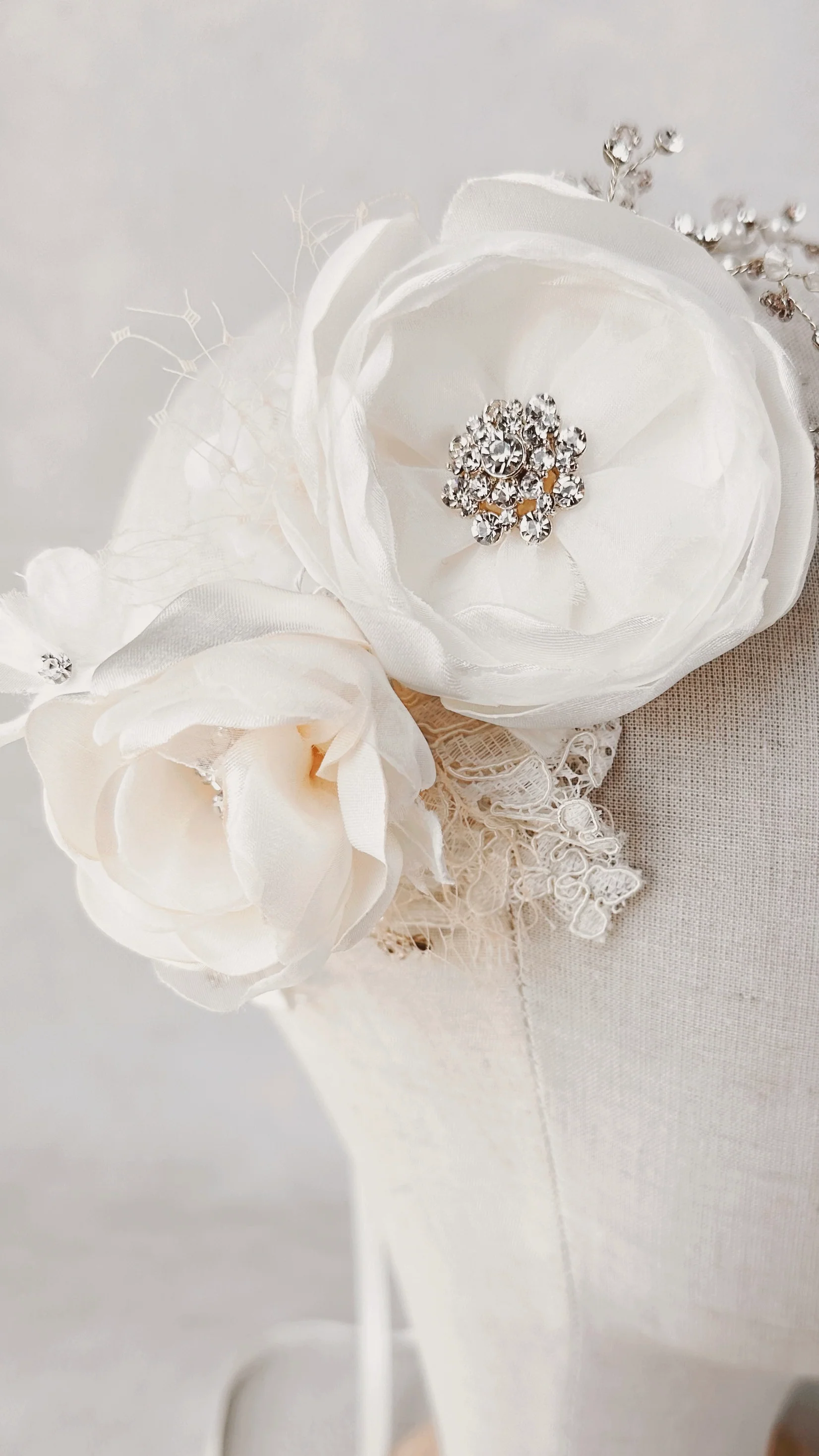 Olivia - Floral Tie Headband - Studio 3 Twenty One LLC