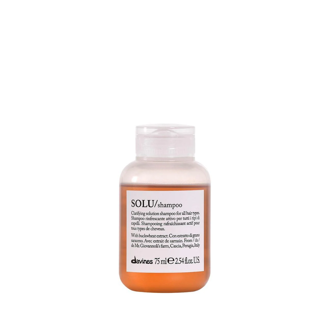 Davines SOLU Clarifying Shampoo 75ml - Studio 3 Twenty One LLC