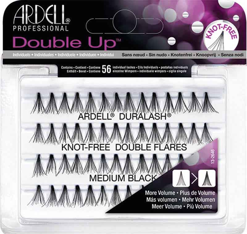 Ardell Double Up Individual Lashes, Black Medium - Studio 3 Twenty One LLC