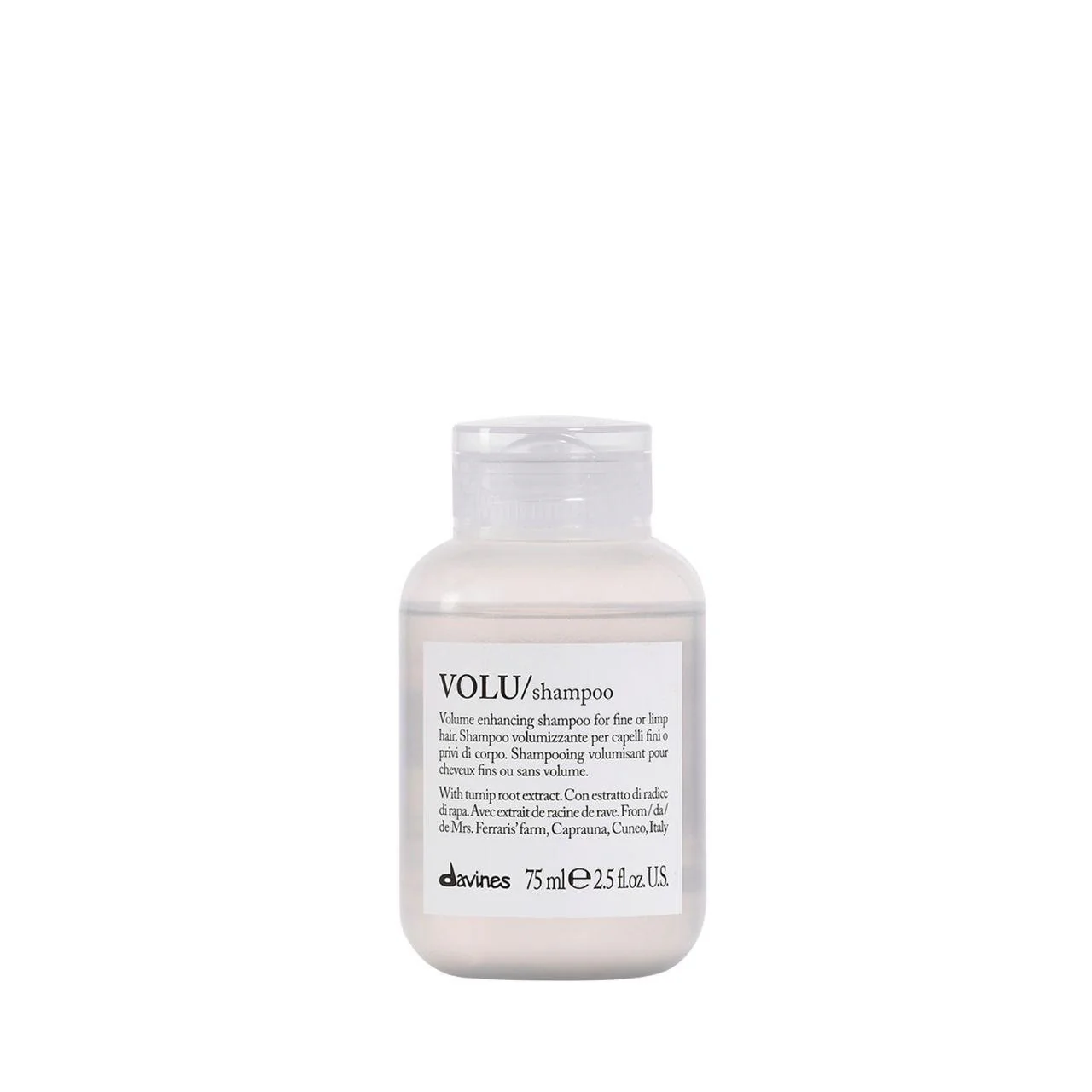 Davines VOLU Shampoo 75ml - Studio 3 Twenty One LLC
