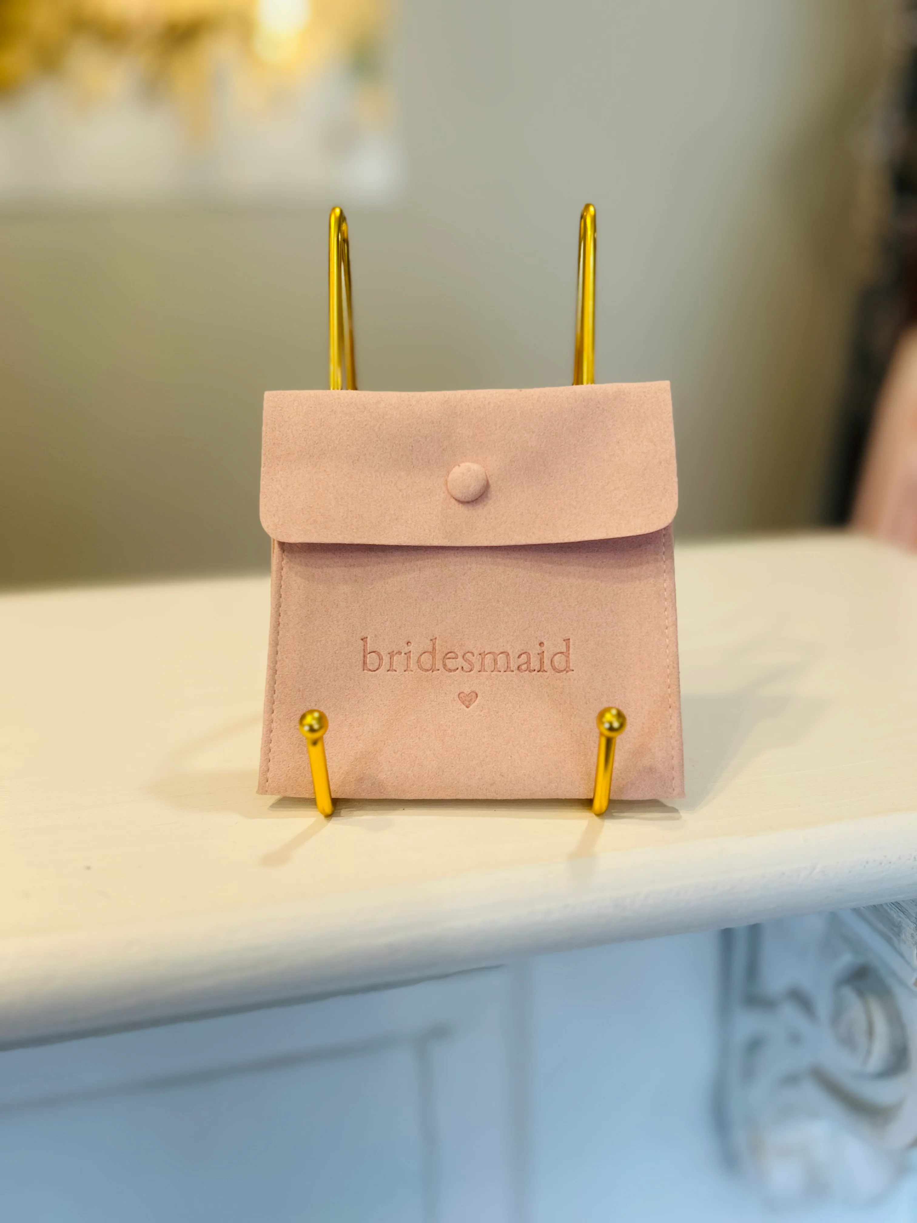 Blush Jewelry Pouch - Studio 3 Twenty One LLC