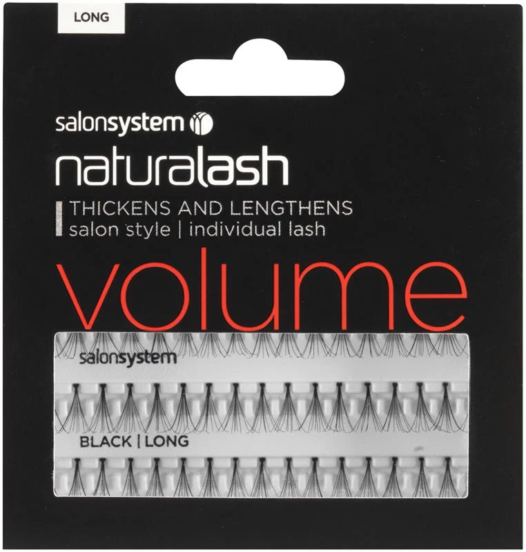 Salon System Individual Flare Lashes, Black Long - Studio 3 Twenty One LLC