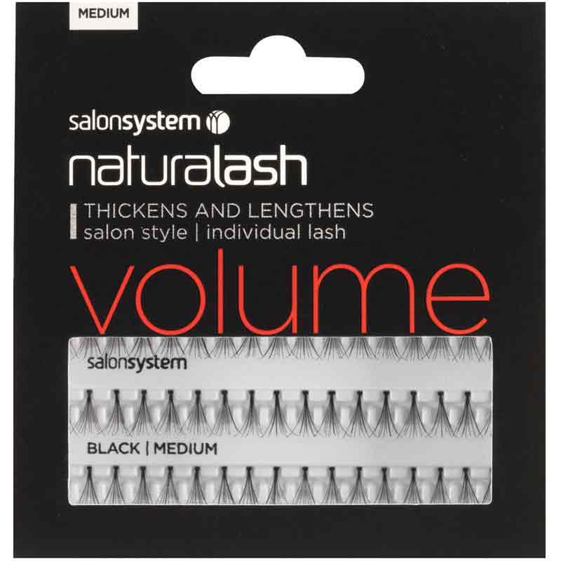 Salon System Individual Flare Lashes, Black Medium - Studio 3 Twenty One LLC