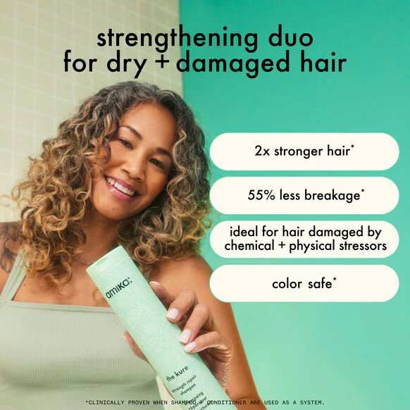 Amika The Kure Intense Strength Repair Shampoo 275ml - Studio 3 Twenty One LLC