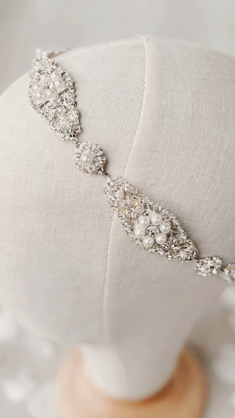 Emma - Pearl Filigree Halo - Studio 3 Twenty One LLC