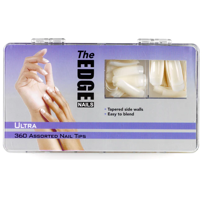 The Edge Ultra Nail Tips, Sizes 1-10 - Pack of 360 - Studio 3 Twenty One LLC